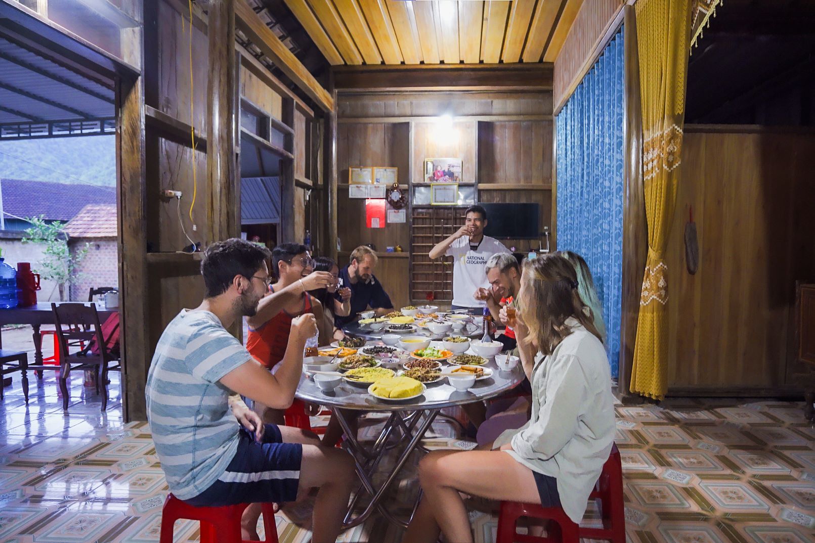 Dinner at local home